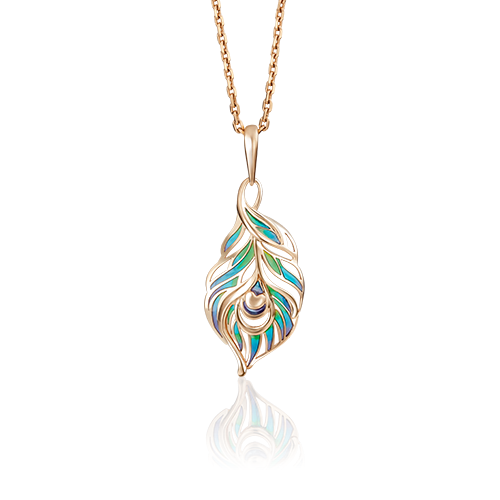 фото Подвеска platina, желтое золото, 585 проба platina jewelry
