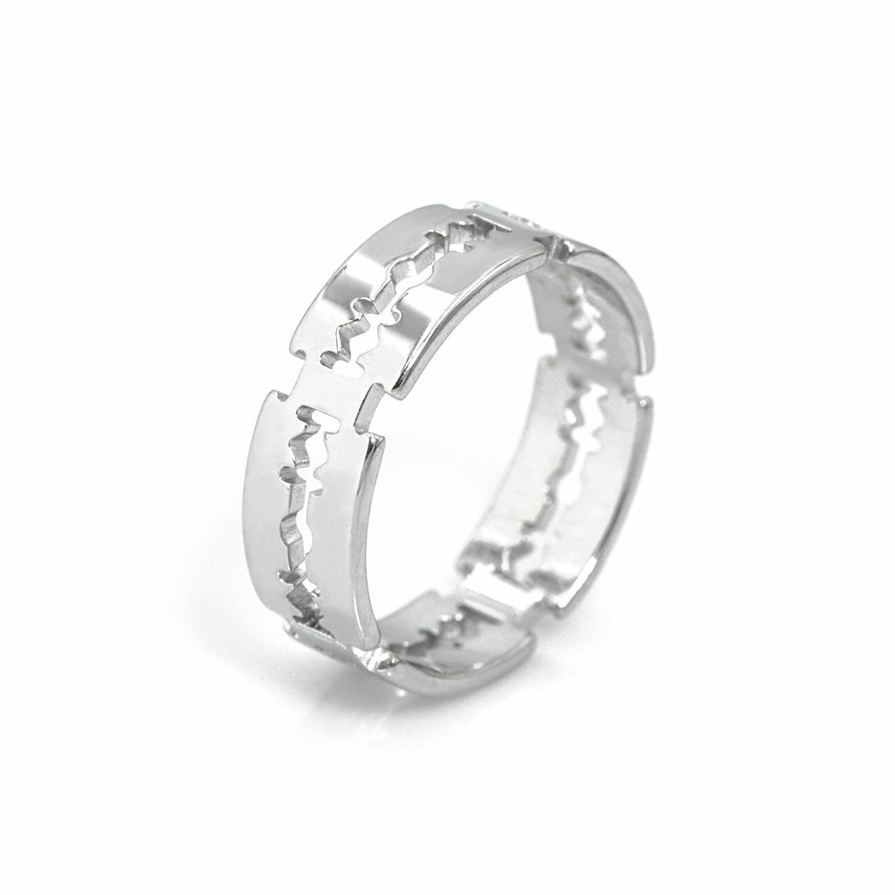 Кольцо SILVARIE, размер 21, серебристый — фото 1