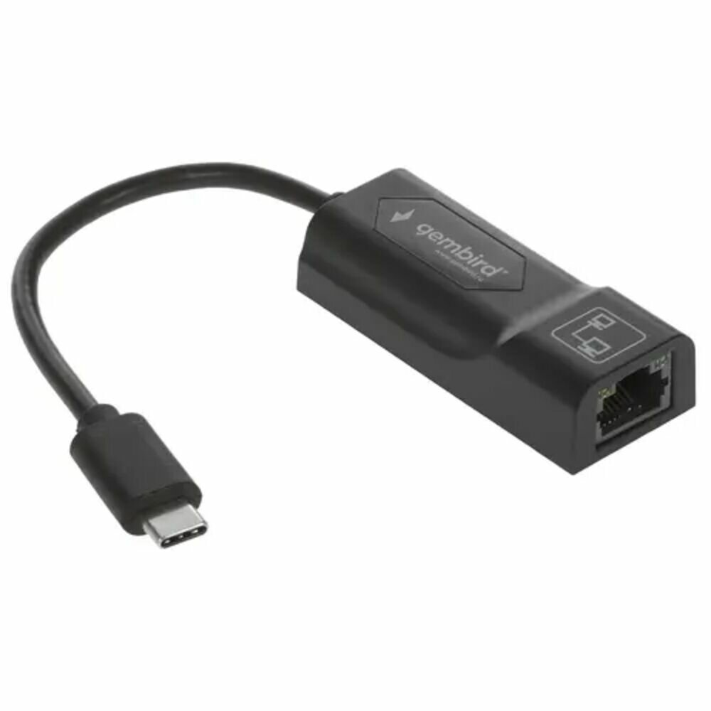 Адаптер Type-C - RJ45 (1Gbps) Gembird NIC-U6 — фото 1