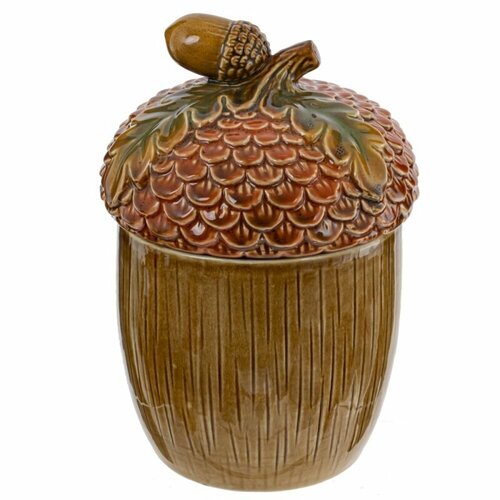 Емкость для сыпучих продуктов Жёлудь, 700 мл, 13х13х18 см KSM-806351a