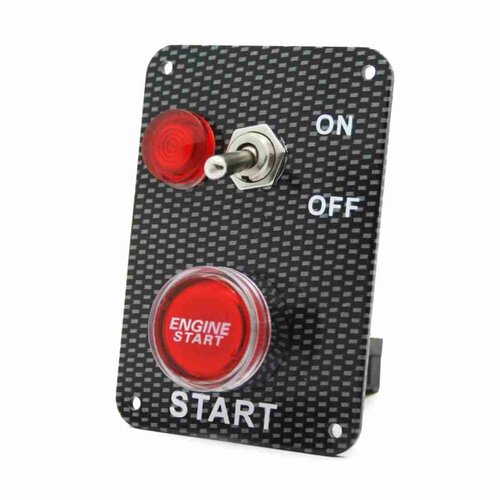 Панель зажигания belais карбон 1 тумблер с индикатором belais 18878 3281₽