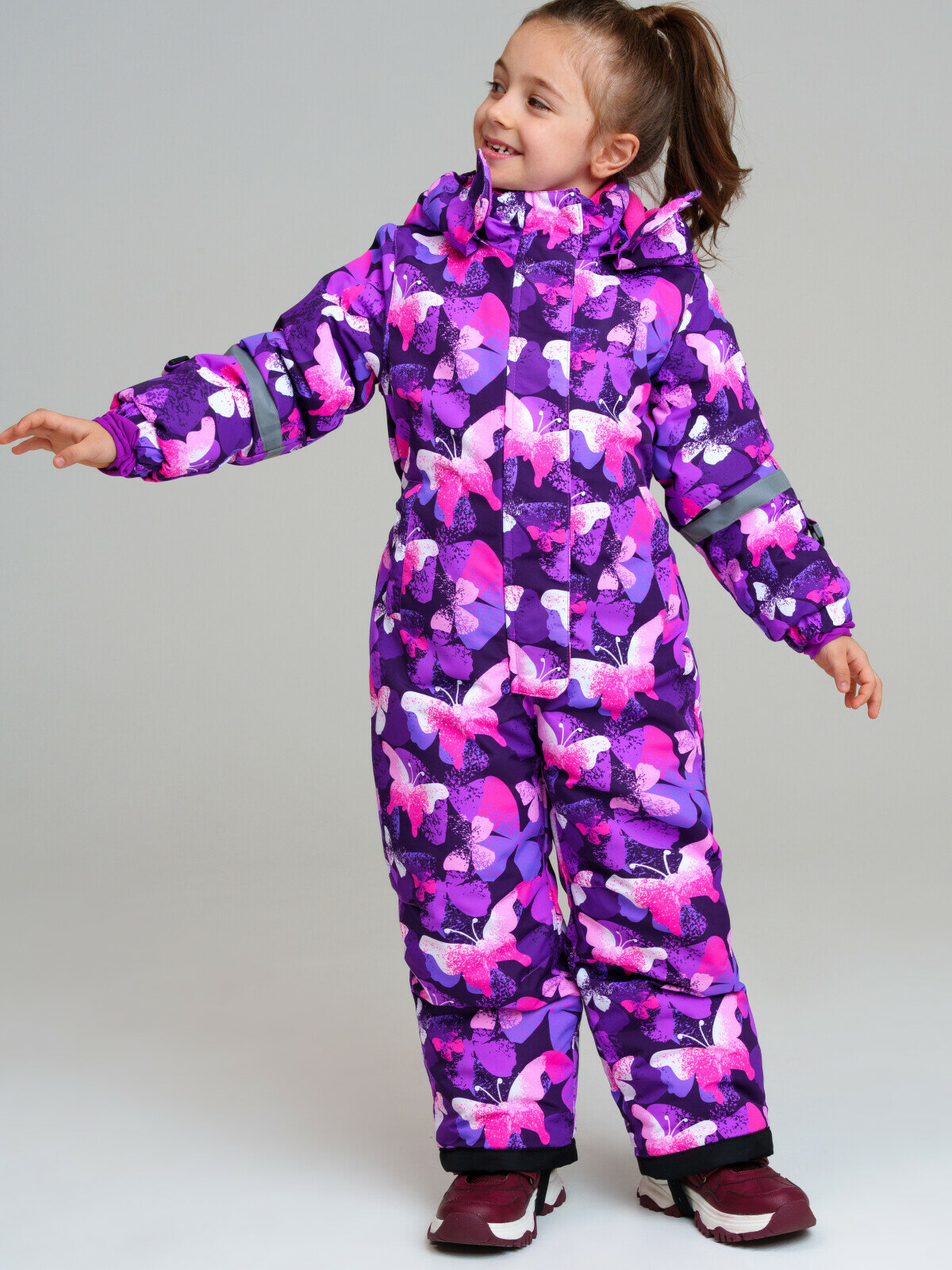 Комбинезон утеплённый playToday размер 98  розовый