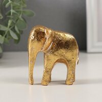 Фигурка полистоун «Абстракция. Золотой слон» представляет собой изысканную статуэтку, которая станет прекрасным дополнением к интерьеру вашего  ...