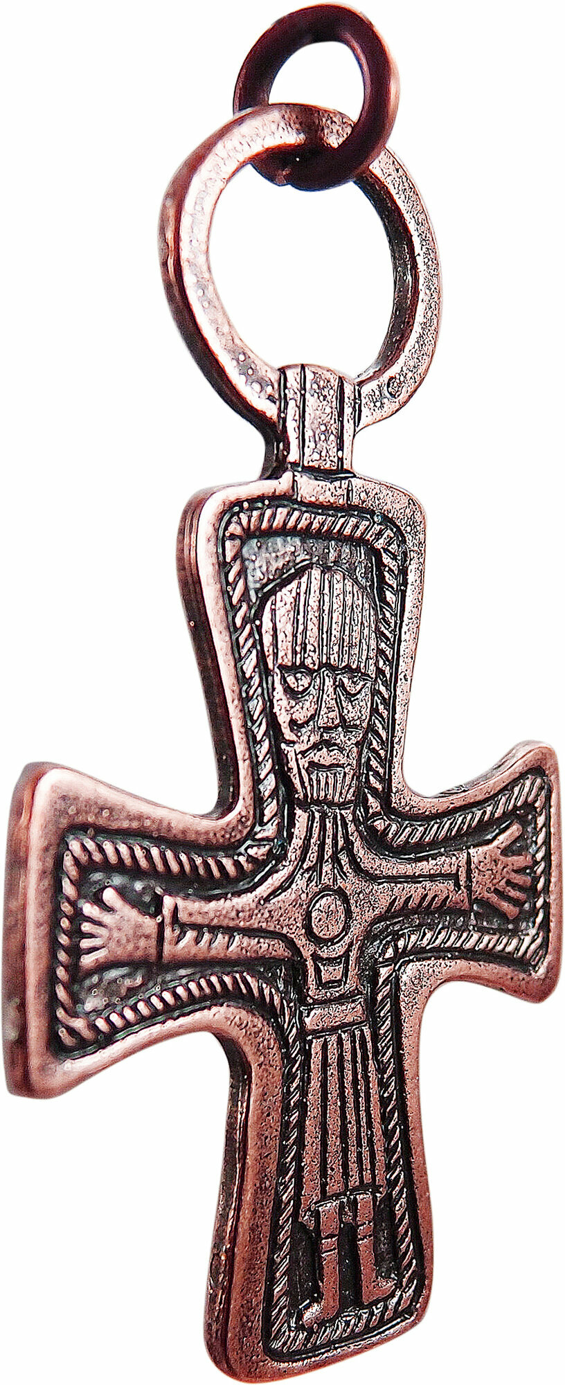 Крестик Мастерская Алешиных, красный — фото 1