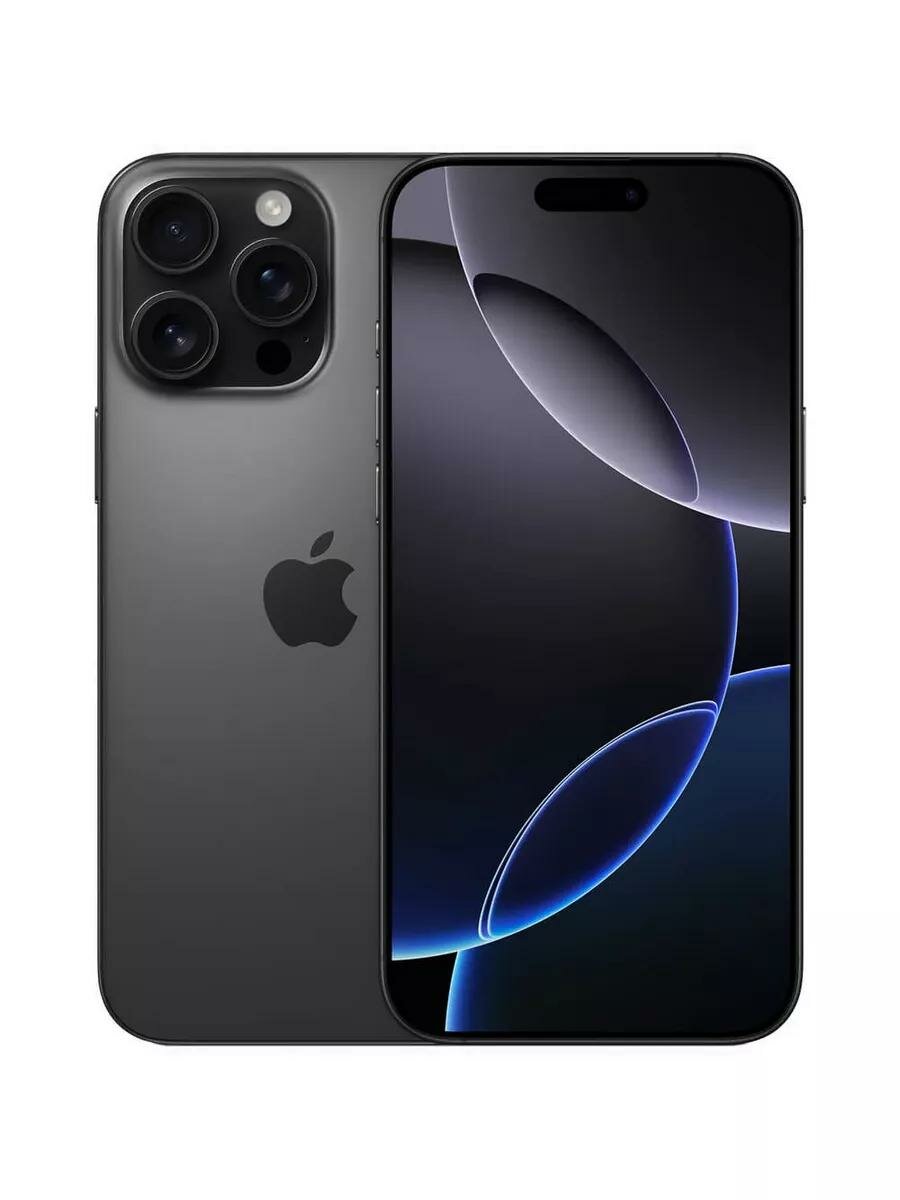 6.9 Смартфон Apple iPhone 16 pro max 256Gb black titanium/черный, Dual: 2 eSIM