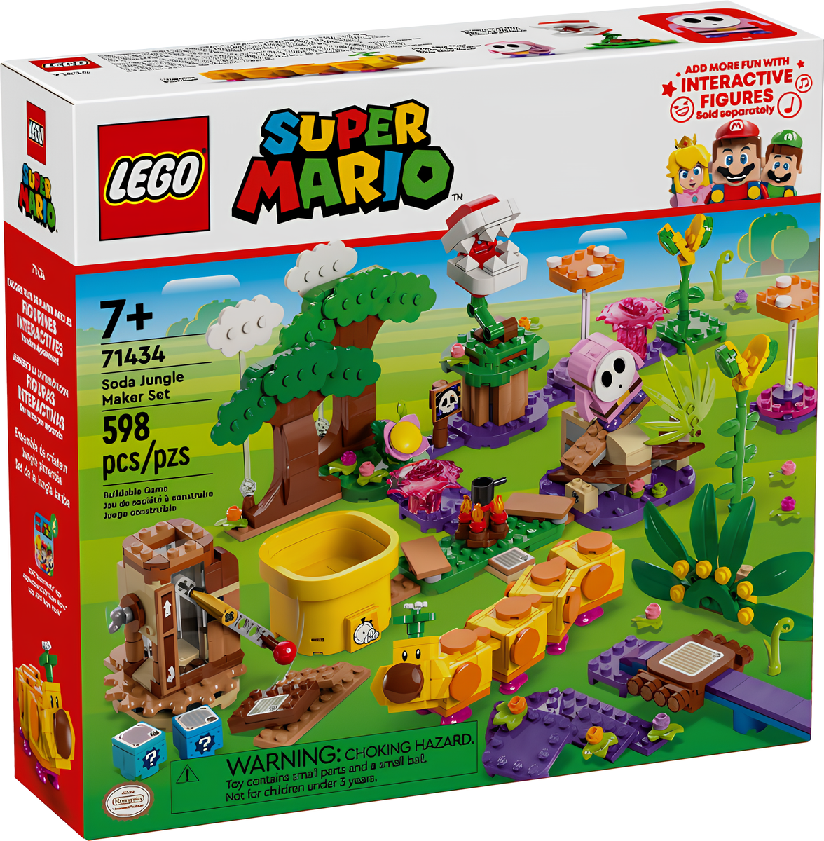 Конструктор LEGO Super Mario Набор для приготовления газировки «Джунгли» 71434