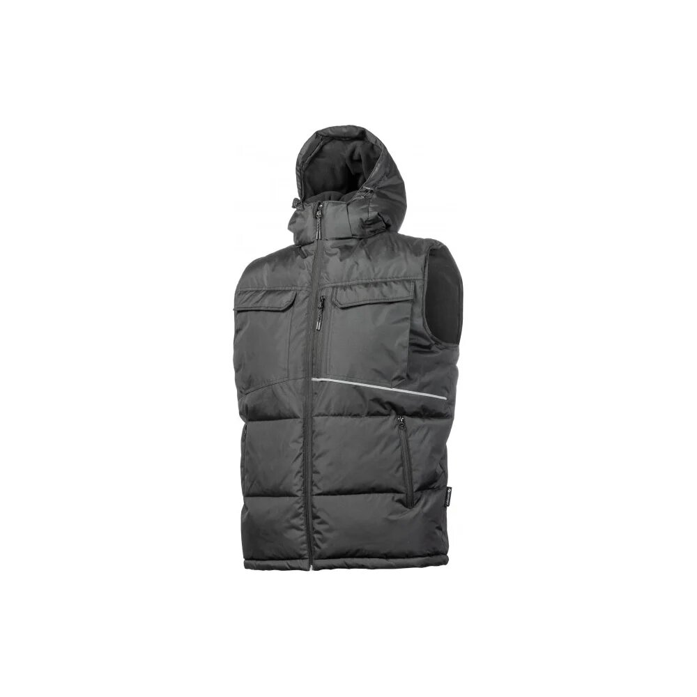 HOEGERT TECHNIK BORGER Жилет утепленный с капюшоном черный L (52) HT5K920-L
