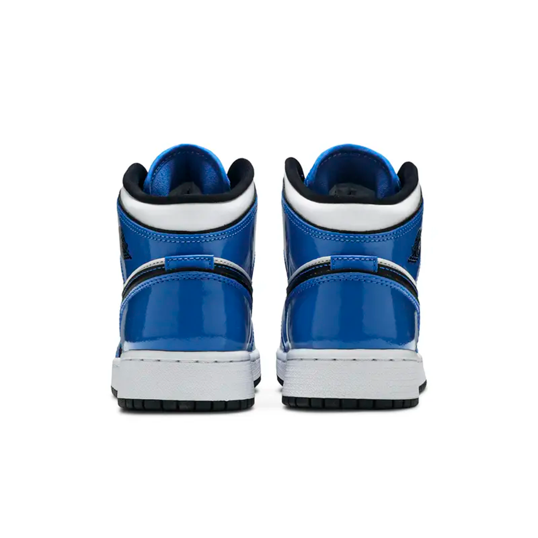 Кроссовки NIKE Air Jordan 1 Mid SE Signal Blue(GS), размер 38.5 EU / 6 Y (6US) / 5.5 UK / 24 CM, signal blue — фото 1