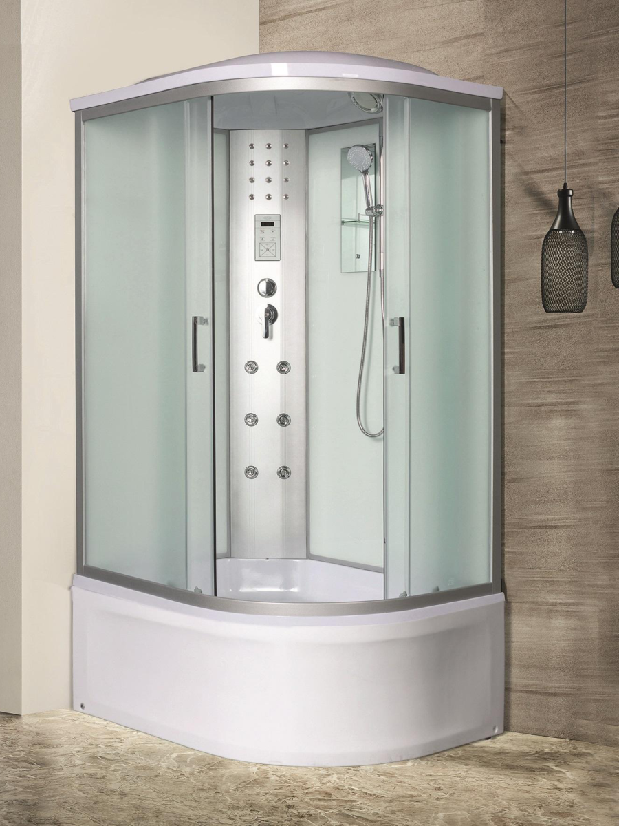 Душевая кабина River DUNAY XL 110/80/44 MT L -10000006192 110х80 асимметричная с крышей