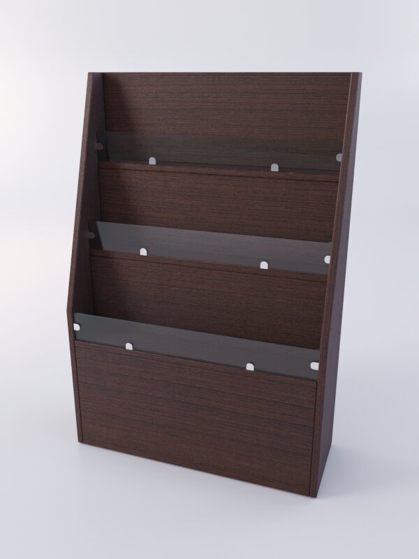 Прилавок "буклет" №1, Дуб Венге. Производитель товара - компания Westcom.