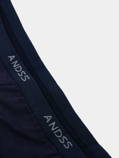 Трусы , комплект из 2 шт., размер XXL-50/52, серый, черный, синий — фото 1