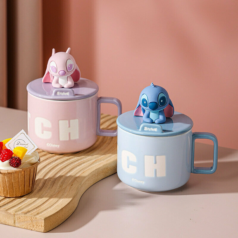 Кружка "Disney Stitch", керамическая, использование в СВЧ, мытье в посудомоечной машине, 450мл