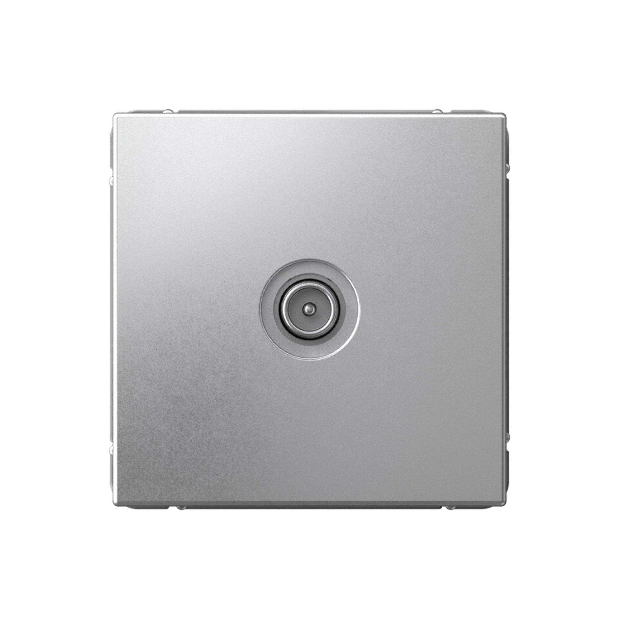 Розетка одинарная Systeme Electric TV ТВ проходная 4DB, механизм, алюминий, Artgallery