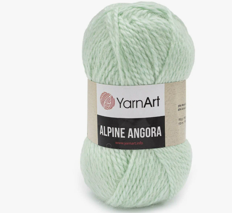 Пряжа для вязания YarnArt 'Alpine Angora' 344 150гр 150м (20% шерсть, 80% акрил) 1шт