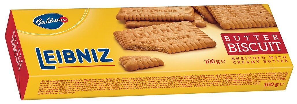 Печенье Leibniz Butter biscuits 100г, Германия - фотография № 1