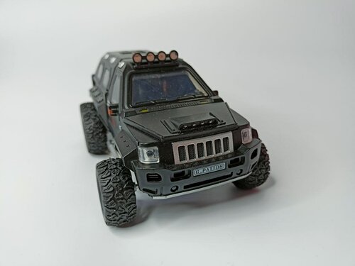 Модель автомобиля Джип G.Patton GX коллекционная металлическая игрушка масштаб 1:24 черный