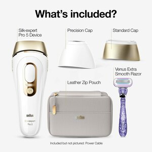 Эпилятор Braun IPL Silk Expert Pro 5 PL5160, белый/золотой PL5160WH/GL —  купить в интернет-магазине по низкой цене на Яндекс Маркете