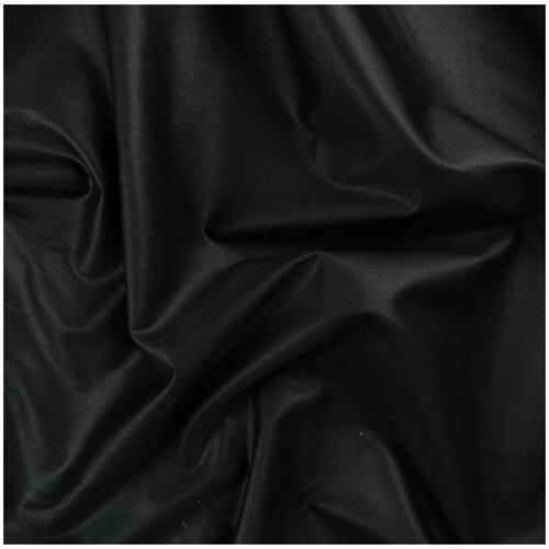 Ткань костюмная (черный) 100% хлопок , 50 см * 150 см, италия