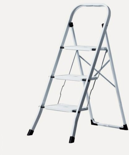 Изображение товара Складная стальная подставка Krause TOPPY 130754 с трёхступенчатой односторонней платформой для безопасного подъёма