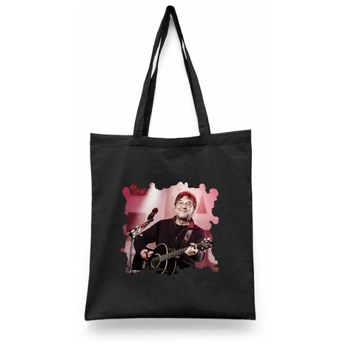 фото Сумка-шоппер унисекс каждому своё "ддт/юрий шевчук/ссср" черная