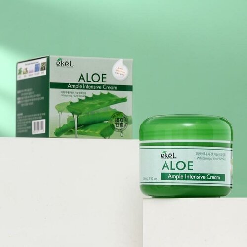 Крем для лица EKEL Ample Intensive Cream с алоэ, 100 г
