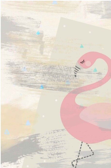 Ковер безворсовый 160х230 турецкий, натуральный хлопок Panorama Flamingo - фотография № 5