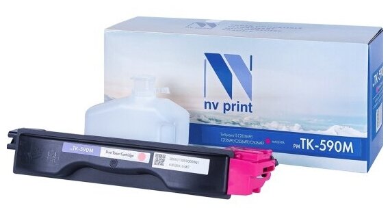 Картридж NV Print TK-590 Magenta для Kyocera FS C2026MFP/C2126MFP/C2526MFP/C2626MFP (5000k)