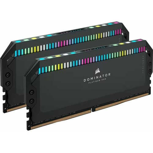 Оперативная память Corsair DOMINATOR PLATINUM RGB 32 Гб (2x16 ГБ) DDR5 Intel XMP 3.0 (CMT32GX5M2D6000C36)