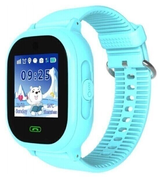 Детские умные часы Smart Baby Watch TD-06S GPS Трекер, с камерой, Micro SIM, голубой