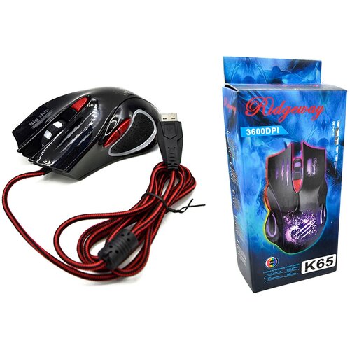 Игровая компьютерная мышь с подсветкой K65 65000₽