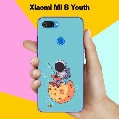 Силиконовый чехол на Xiaomi Mi 8 Youth Рыбалка / для Сяоми Ми 8 Юф