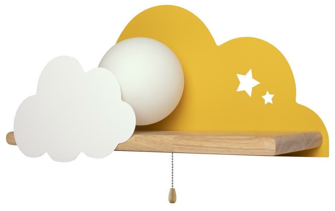 Бра Loft IT Axel 10134 Yellow цвет Желтый/Дерево материал Металл/Акрил