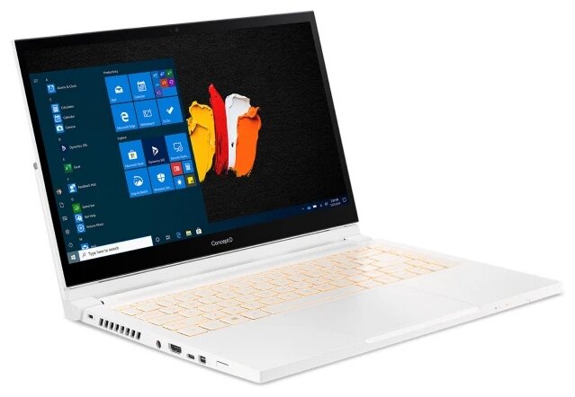 156 Ноутбук Acer ConceptD 3 Ezel Pro CC314-72P-78Y4 1920x1080 Intel Core i7 26 ГГц RAM 16 ГБ SSD 512 ГБ Quadro T1000 Win10 Pro NXC5KER002 белый