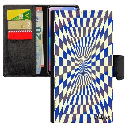 фото Чехол-книжка на мобильный mi 8 lite, "иллюзия шахмат" движение эффект utaupia