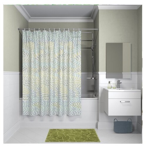 фото Штора для ванной комнаты iddis b21p218i11 200х180 см полиэстер