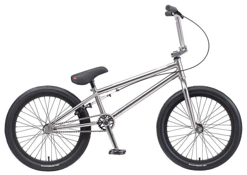 Велосипед BMX TechTeam Millennium (2020) chrome 20.5" (требует финальной сборки)