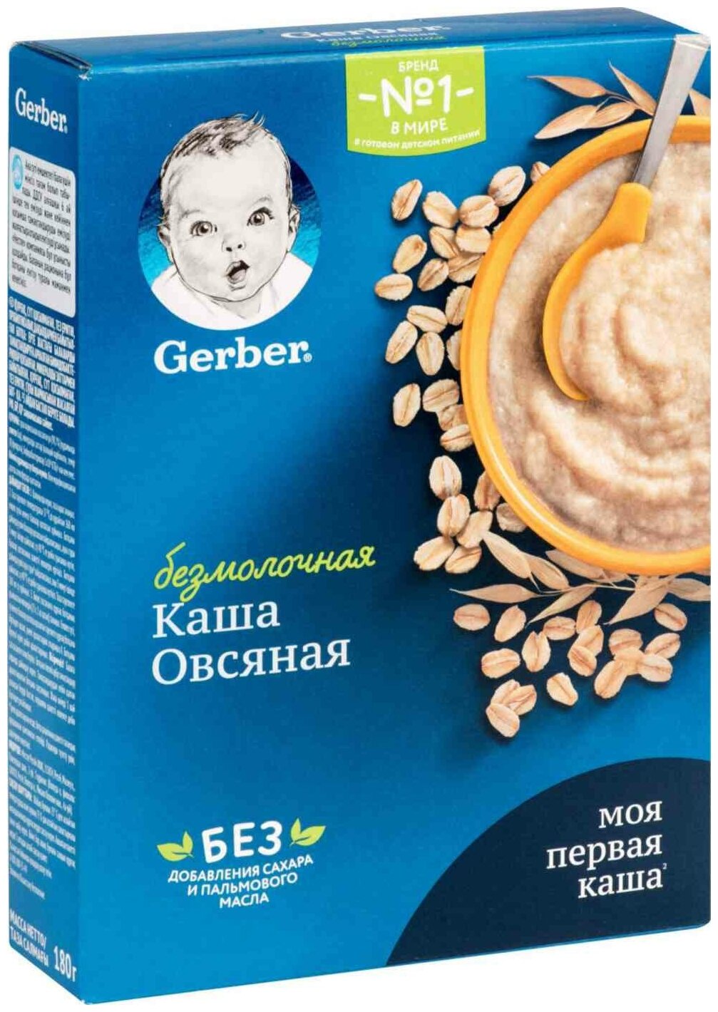 Gerber® Безмолочная овсяная каша, 180гр - фото №2