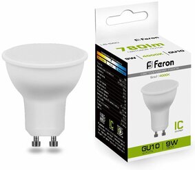 Лампа светодиодная Feron LB-560 25843, GU10, MR16, 9 Вт, 4000 К