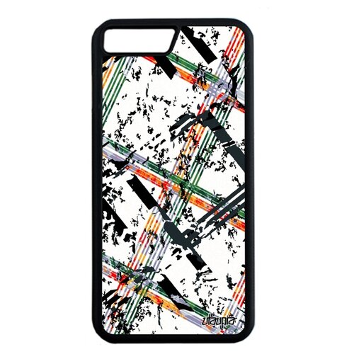 фото Чехол на мобильный iphone 8 plus, "тартан плитка" квадрат узор utaupia