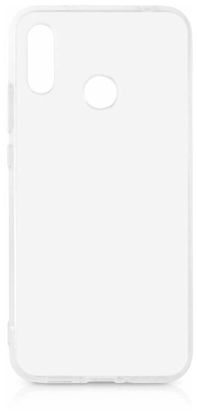 Чехол (клип-кейс) DF , для Huawei Y6 (2019), прозрачный - фото №1