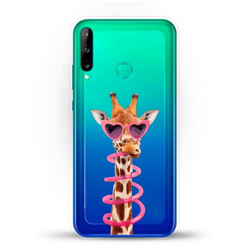 фото Силиконовый чехол жираф на huawei p40 lite e andy & paul