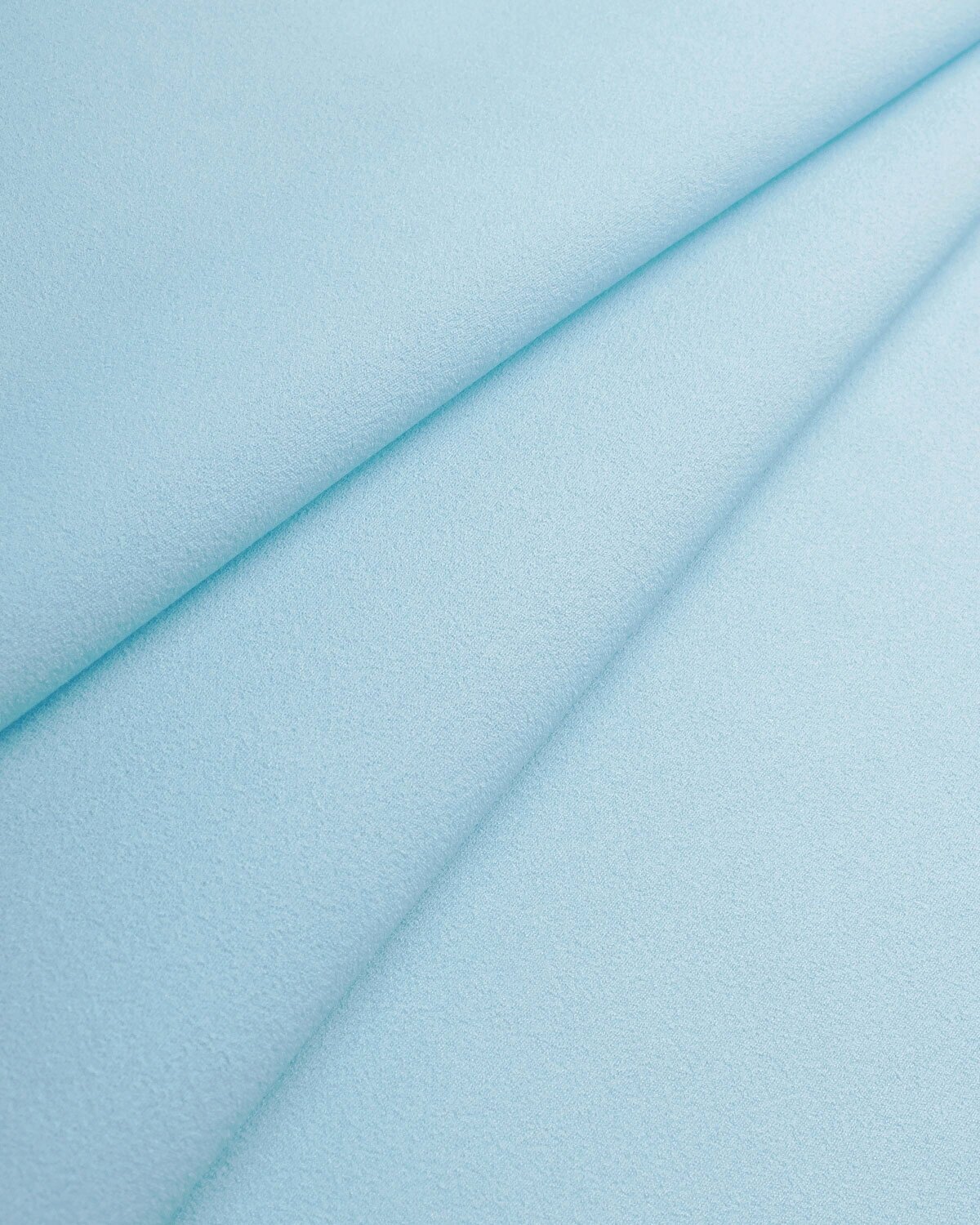 Ткань для шитья и рукоделия Креп-шифон "Азели" 1 м * 146 см, голубой 003