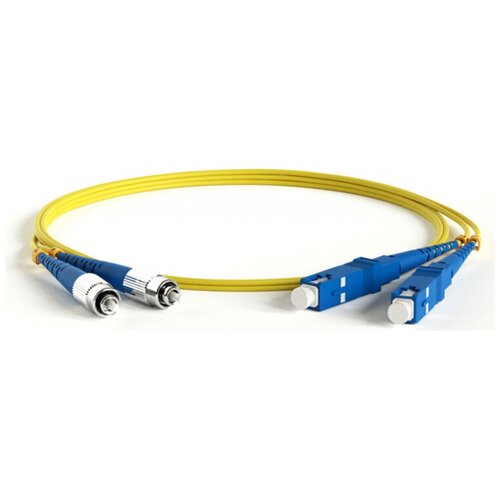 Волоконно-оптический патч-корд Hyperline FC-D2-9-FCUR-SCUR-H-10M-LSZH-YL 1370₽