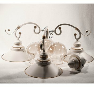 Люстра Arte Lamp Grazioso A4577PL-3WG, E27, 180 Вт, кол-во ламп: 3 шт., цвет: белый - фотография № 6