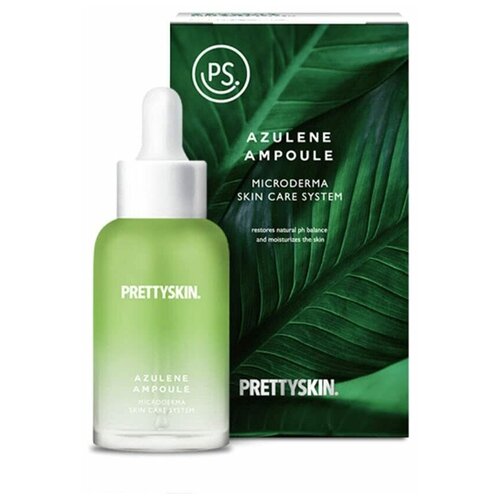 Сыворотка успокаивающая с азуленом Prettyskin Azulene Ampoule 50ml