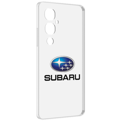 Чехол MyPads subaru-4 мужской для Tecno Pova 4 Pro задняя-панель-накладка-бампер