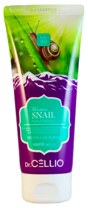 Cellio пенка для умывания с муцином улитки Foam Cleansing Snail, 100 мл