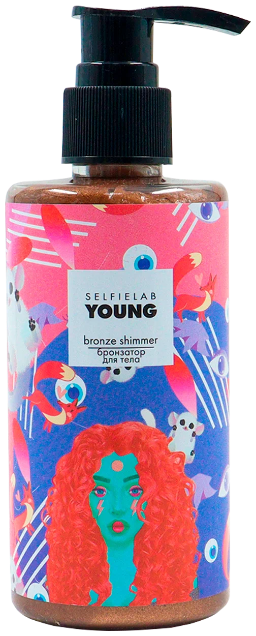 Бронзатор для тела SelfieLab Young Bronze Shimmer 200 г цвет бронзовый