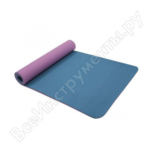 Bradex Коврик Bradex 183x61x0.6cm Purple-Light Blue SF 0402 коврик для йоги рука хамса удлиненный niidra 60•183•3 коврик для фитнеса коврик из микрофибры и каучука