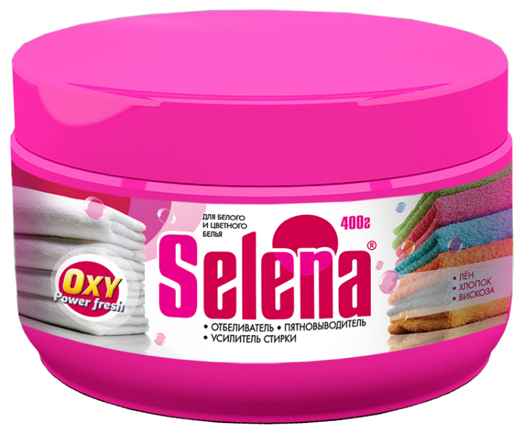 Отбеливатель-пятновыводитель Selena Oxy Power, 400 г